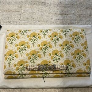 Garland Bags yellow clutch